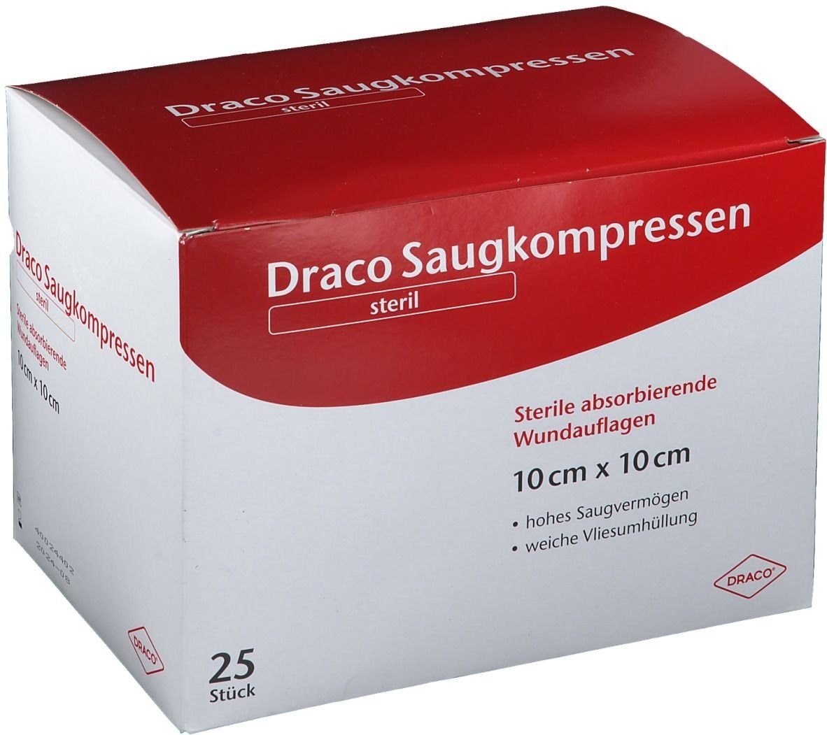 Saugkompressen steril 10x10c