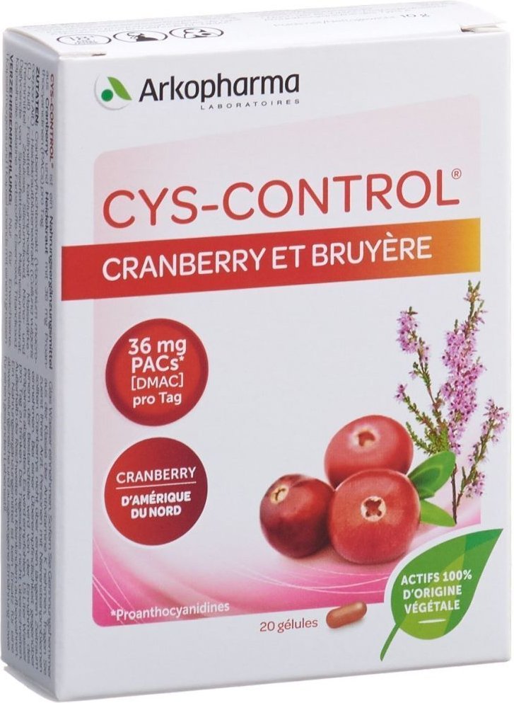 Cys-Control Kaps Cranberry und Heidekraut 20 Stk St Kapseln