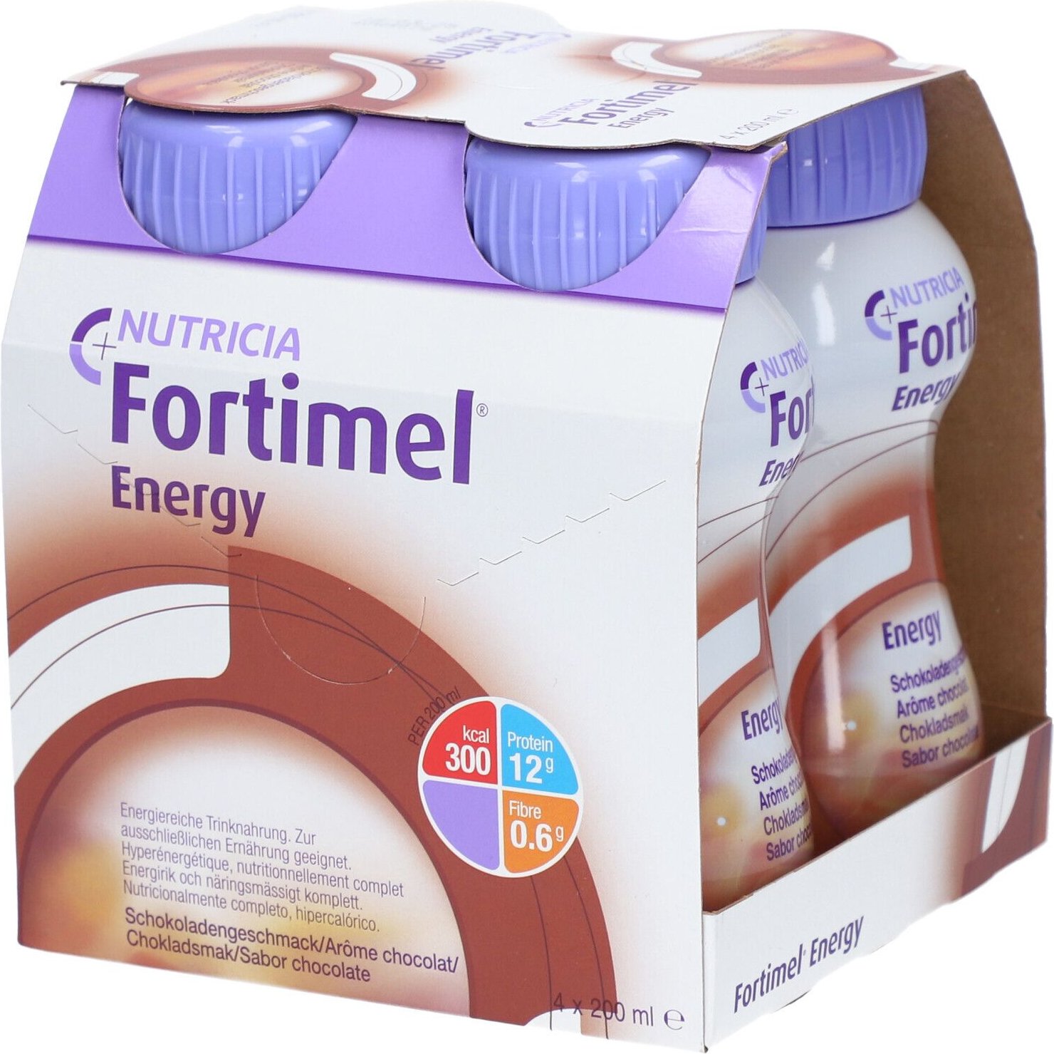 Fortimel 1.5 kcal Schokolade 4x200 ml Flüssigkeit