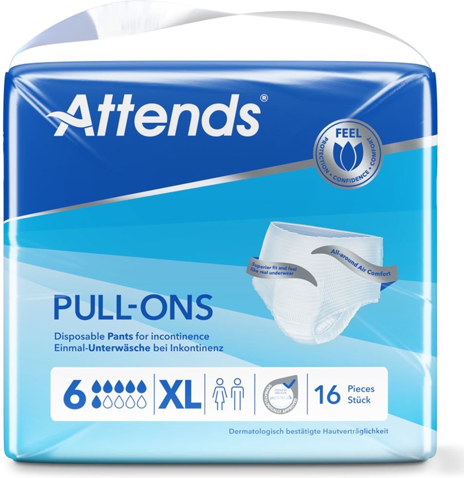 Attends Pull-Ons 6 XL 16 St Beutel