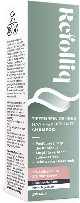 Refolliq tiefenreinigendes Haar- & Kopfhaut Shamp. 200 ml Shampoo