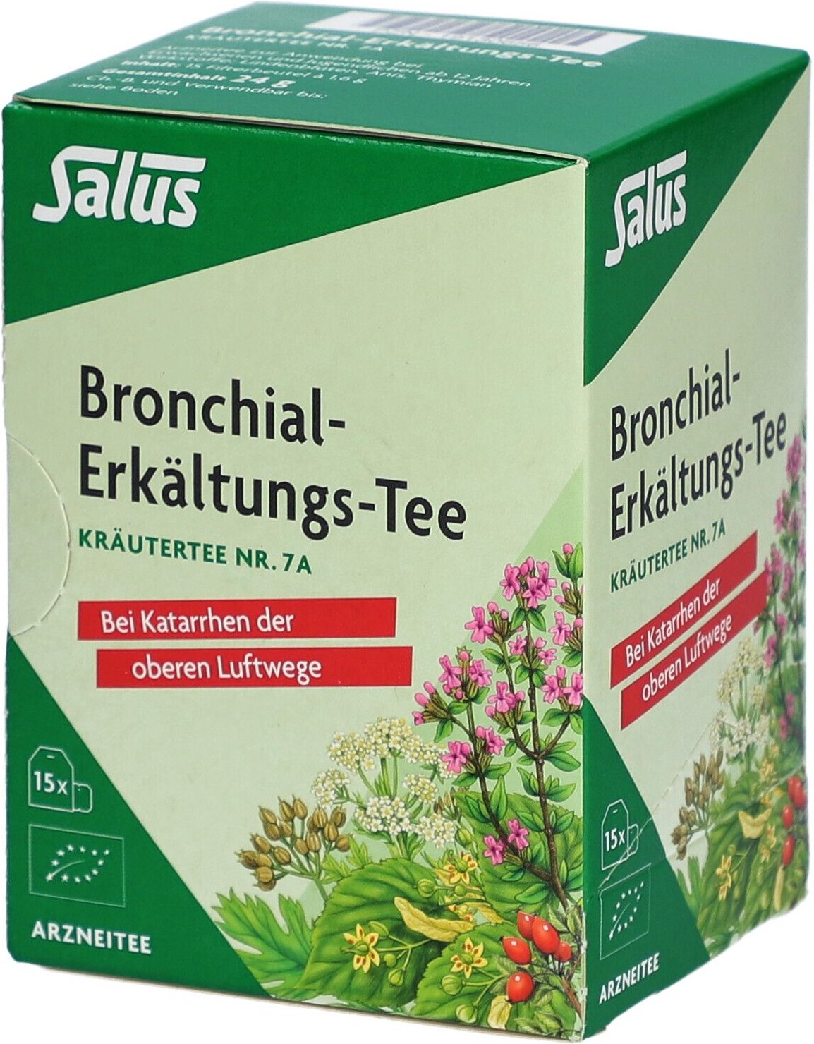 BRONCHIAL-ERKÄLTUNGS-Tee Kräutert.Nr.7a Salus Fbtl 15 St Filterbeutel