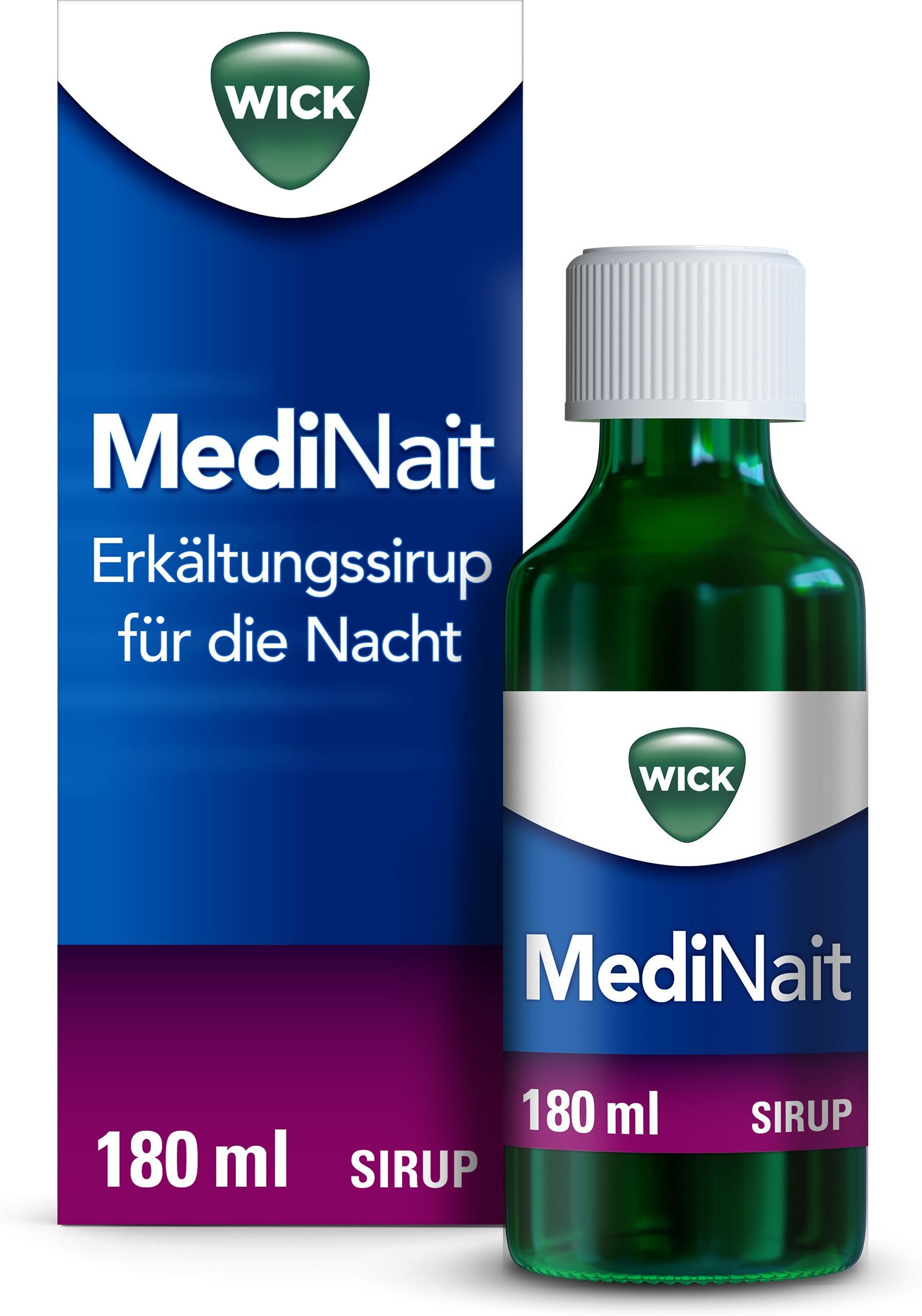 Wick MediNait Erkältungssirup für die Nacht 180 ml Sirup
