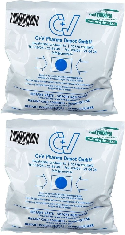 EIS Pack Sofort Kältekompresse 2x 2x250 g Kompressen