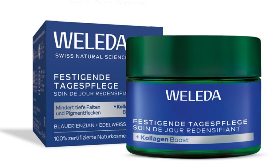 Weleda festigende Tagespflege blauer Enzian&Edelw. 40 ml Tagescreme