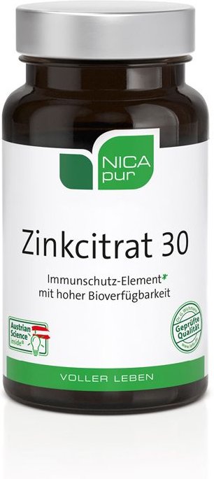 Nicapur Zinkcitrat 30 Kapseln