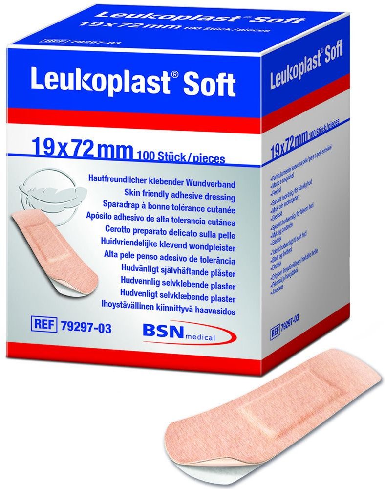 Leukoplast soft Pflasterstrips 19x72 mm 100 St Pflaster