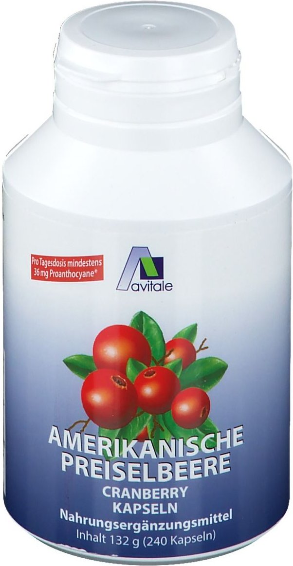 Preiselbeere amerikanisch 400 mg Kapseln 240 St