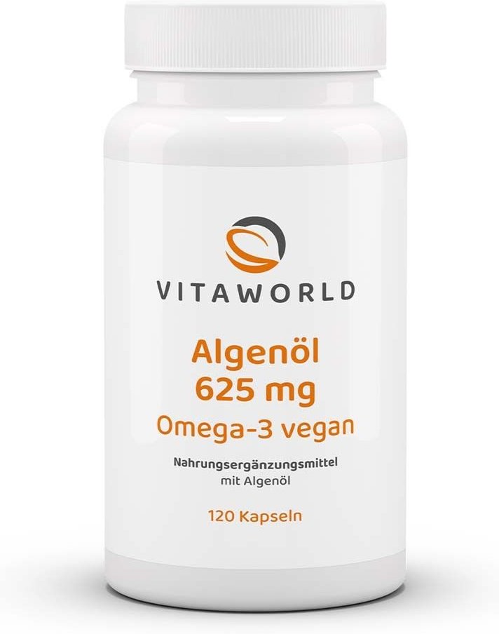 Algenöl 625 mg Omega-3 vegan Kapseln