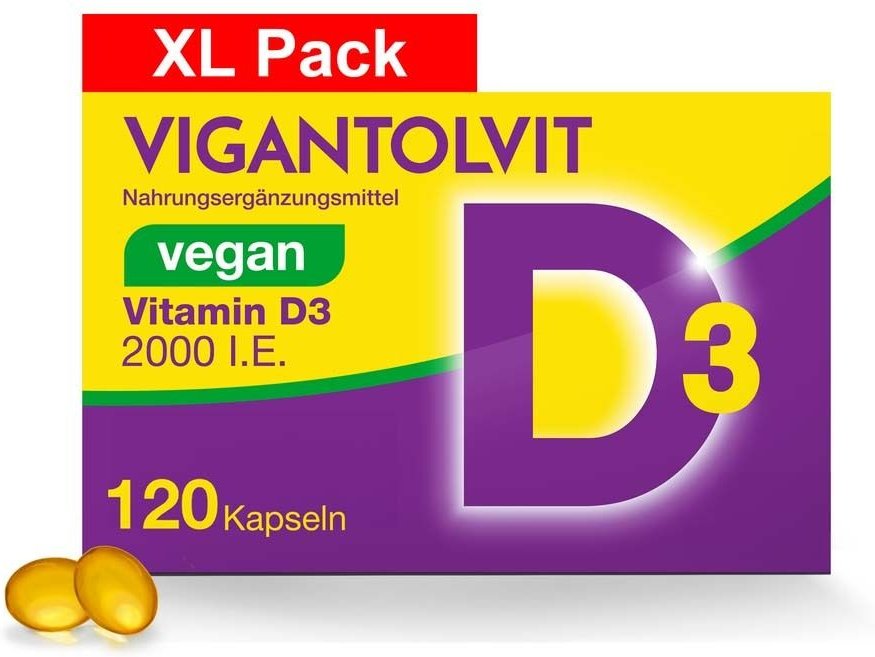 Vigantolvit 2000 I.e. Vitamin D3 vegan Weichkaps. 120 St Weichkapseln