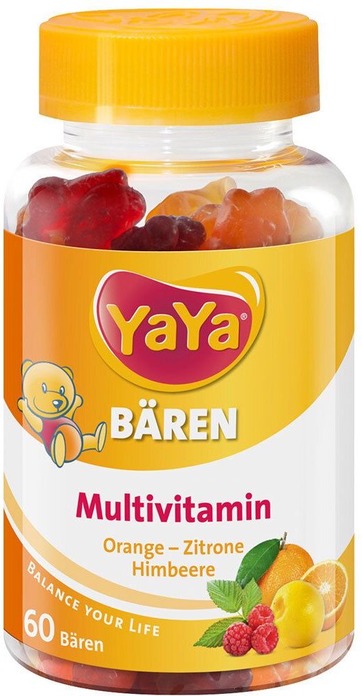 Yayabär Kinder-Vitamine Fruchtgummis 60 St Bonbons