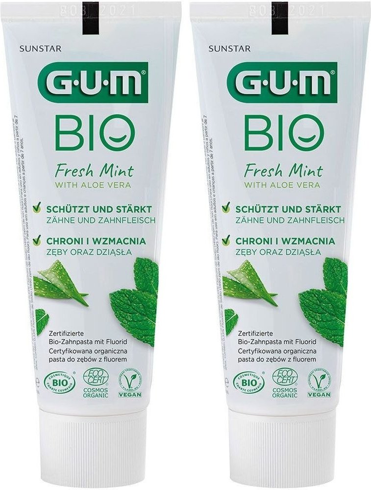 GUM BIO Zahnpasta FRE Mint x2 2x75 ml