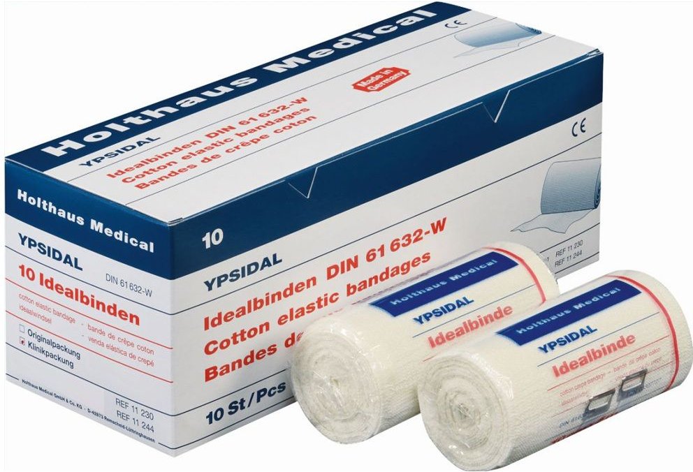 Idealbinde Ypsidal 8 cmx5 m Zellgl.+Schacht.m.Kl. 1 St Binden