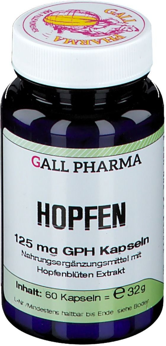 Hopfen 125 mg GPH Kapseln 60 St