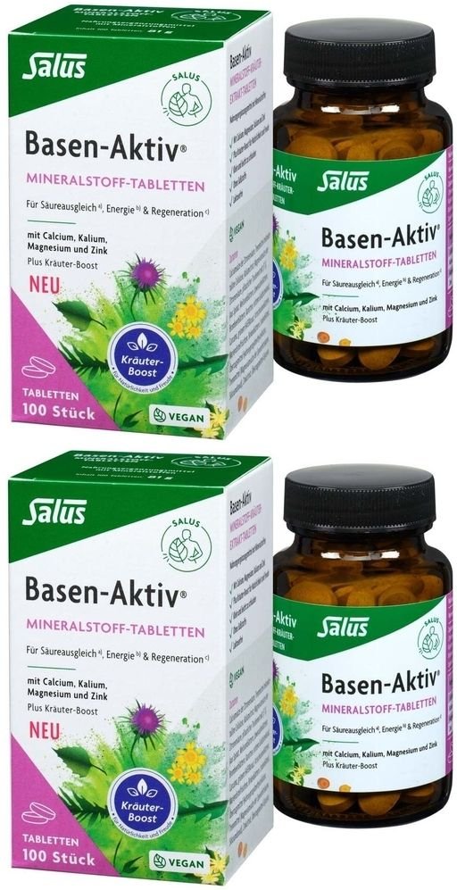 Basen Aktiv Mineralstoff-Kräuter-Extrakt-Tabletten 2x 2x100 St Tabletten