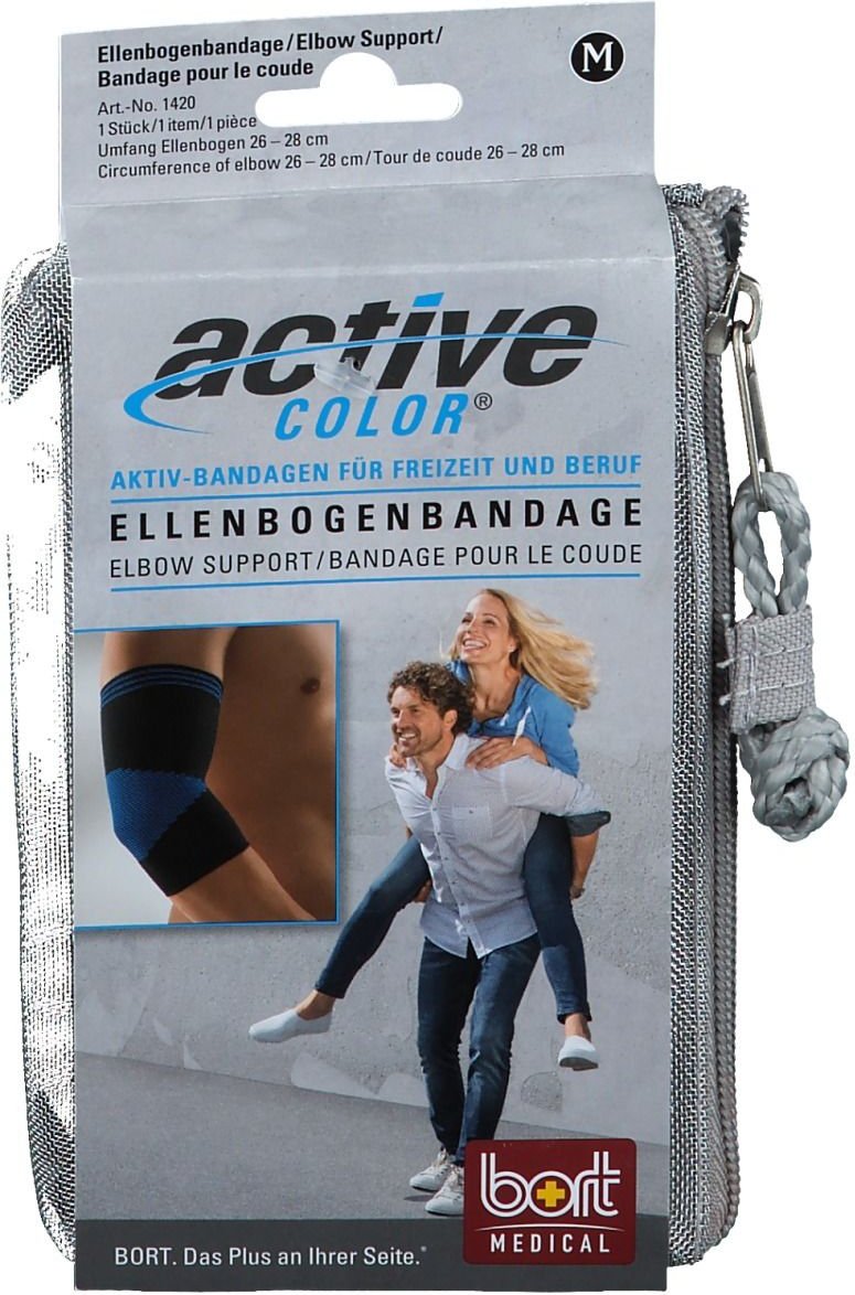 Bort ActiveColor Ellenbogenbandage M schwarz 1 St Bandage(s)