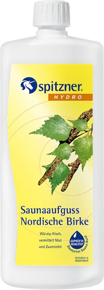 Spitzner Saunaaufguss Nordische Birke Hydro 1000 ml Konzentrat