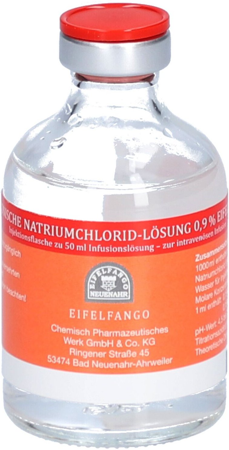 Thumbnail - Isotonische NaCl Lösung 0,9% Eifelfango 50 ml Infusionslösung