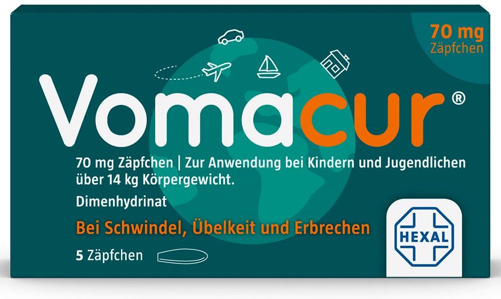 Vomacur 70 Suppositorien 5 St
