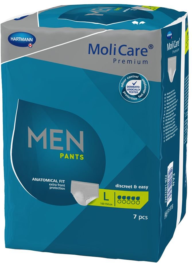 Molicare Premium MEN Pants 5 Tropfen L 7 St Windeln