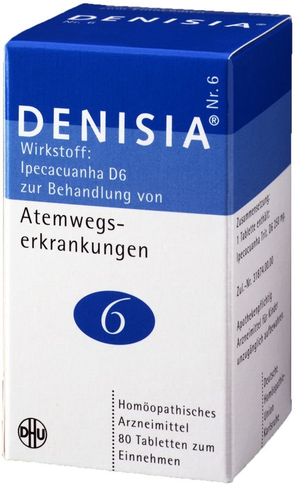 Denisia 6 Atemwegserkrankungen Tabletten 80 St