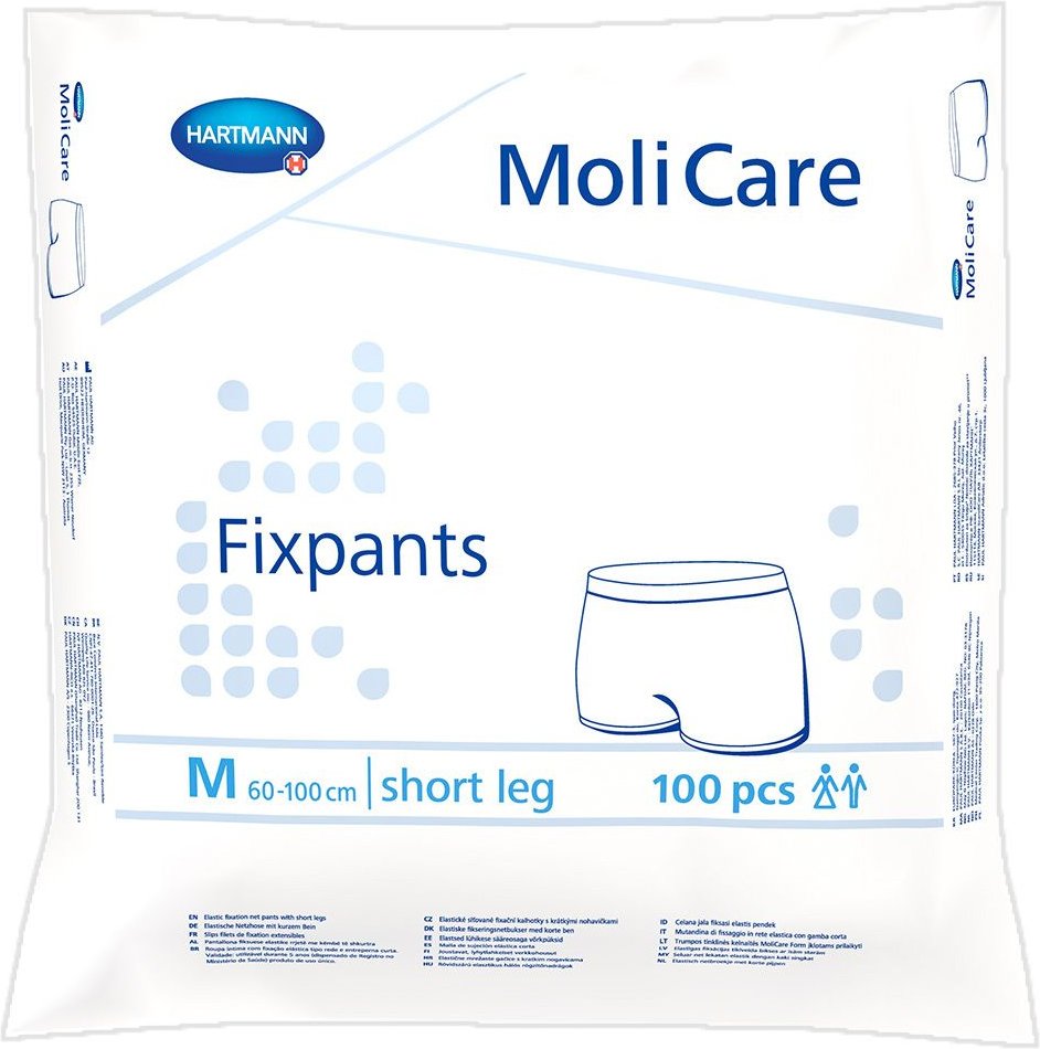 Molicare Fixpants short leg Gr.M 100 St Fixierhosen