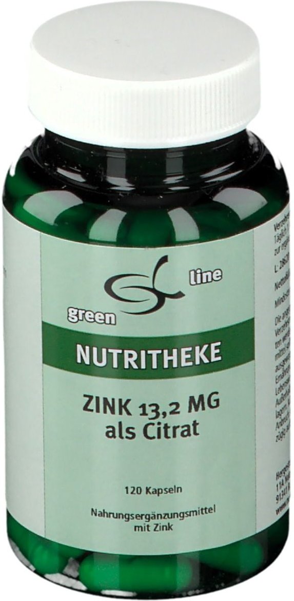 Zink 13,2 mg als Citrat Kapseln 120 St