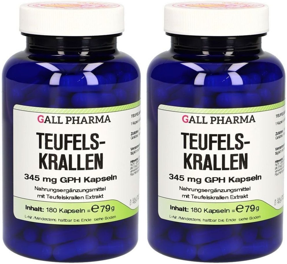 Teufelskrallen 345 mg GPH Kapseln 2x 2x180 St