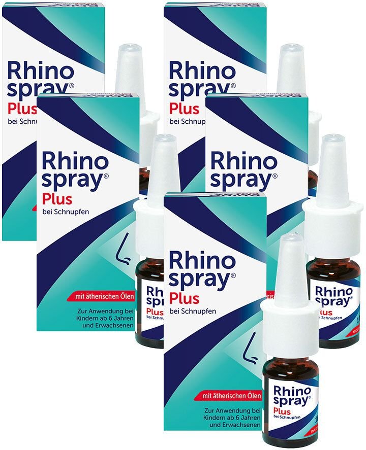 Rhinospray plus b.Schnupfen m.Feindosierer 5er-Pack 5x10 ml Dosierspray