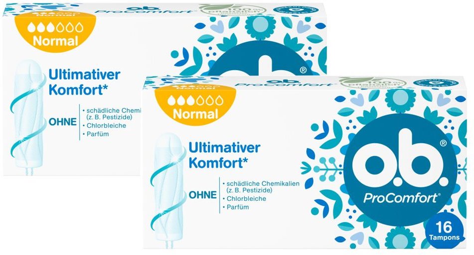 O.b. Tampons ProComfort normal 2x16 St Tampon
