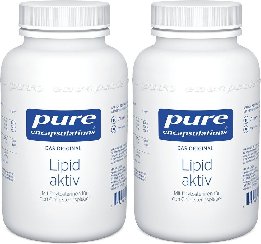Pure Encapsulations Lipid aktiv Kapseln 2x 2x90 St
