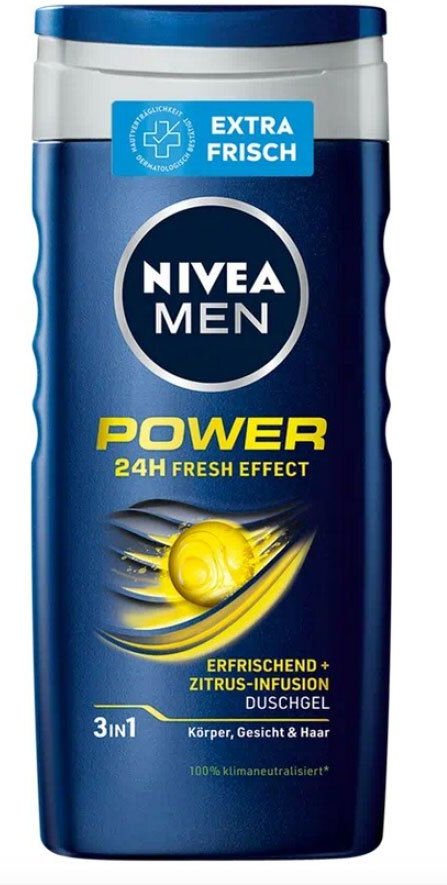 Thumbnail - Nivea MEN Pflegedusche Power fresh 250 ml Duschgel