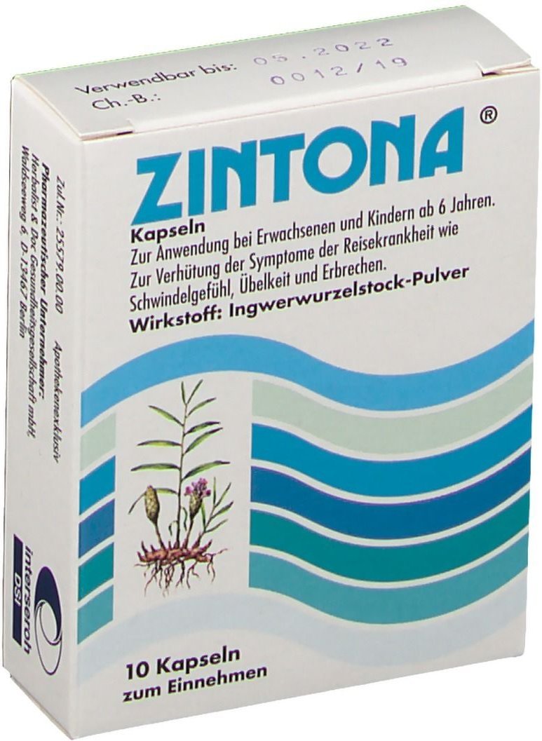 Zintona Kapseln 10 St Hartkapseln