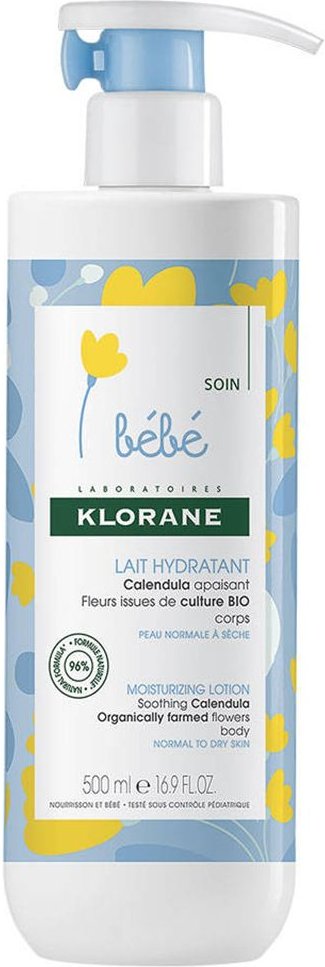 Klorane Baby Hydraterende Melk 500 ml Milch
