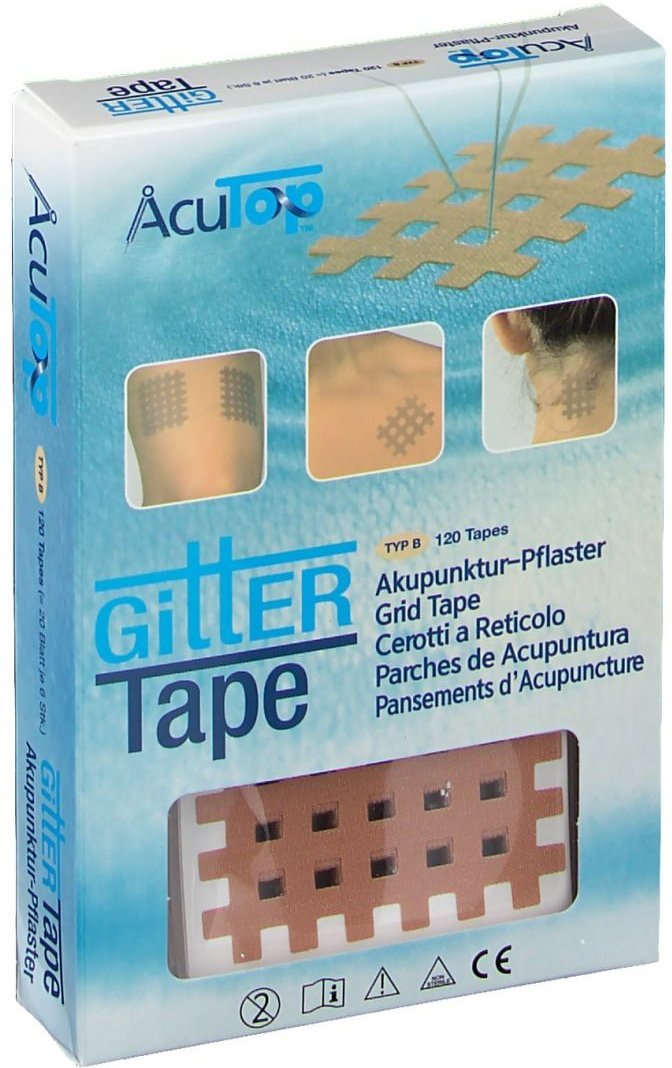 Thumbnail - Gitter Tape AcuTop 3x4 cm 20x6 St Pflaster