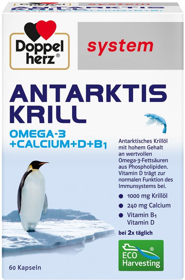 Doppelherz Antarktis Krill system Kapseln 60 St
