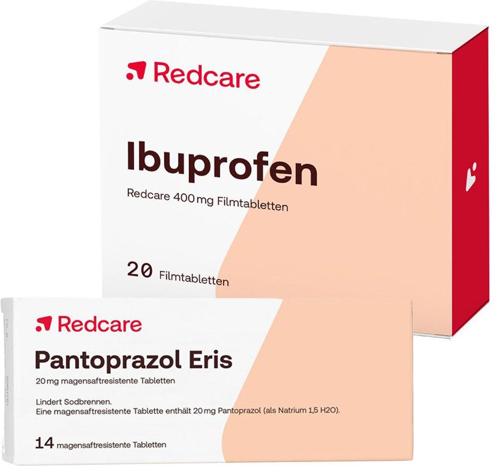 Redcare Set: Ibu + Pantoprazol 14+20 St Set
