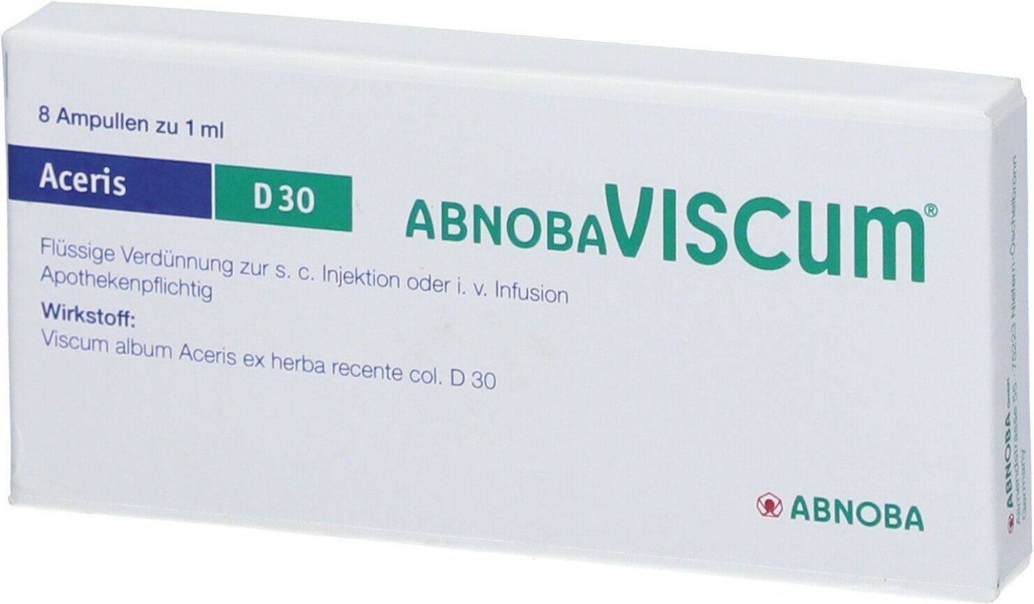 Abnobaviscum Aceris D 30 Ampullen 8 St