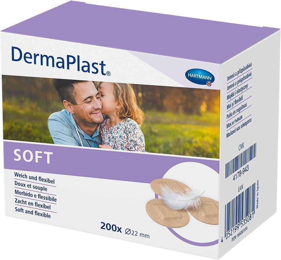 Dermaplast Soft Spots Pflaster rund 22 mm
