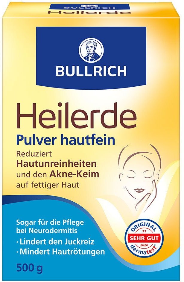 Bullrich Heilerde Pulver hautfein 500 g