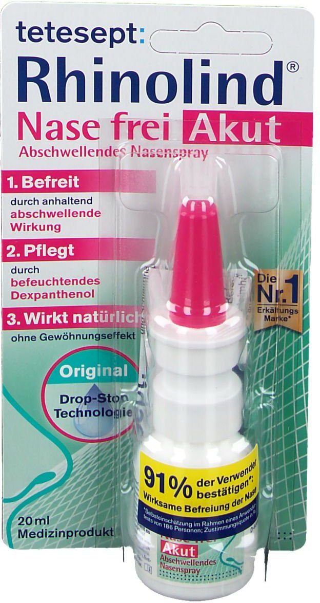 Tetesept Rhinolind abschwellendes Nasenspray 20 ml