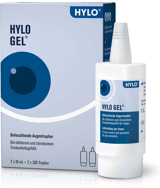 Hylo-Gel Augentropfen 2x10 ml