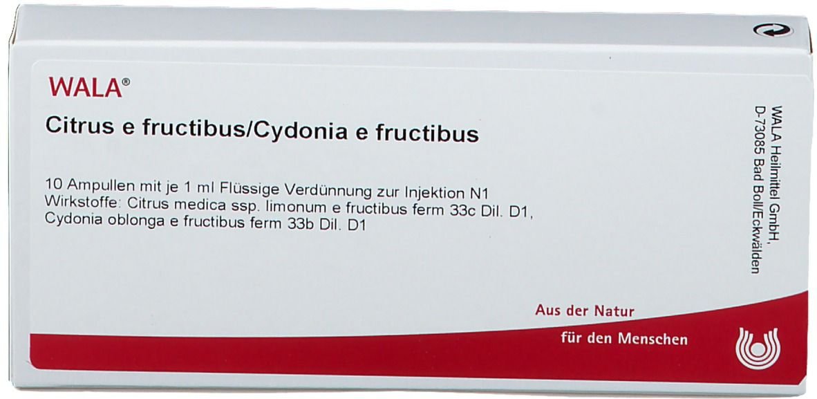 Citrus E FRUCTIBUS/Cydonia e fructibus Ampullen 10x1 ml
