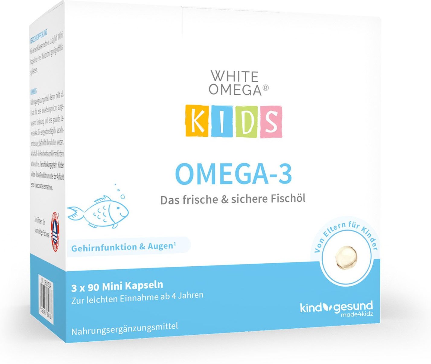 White Omega Kids Weichkapseln 270 St