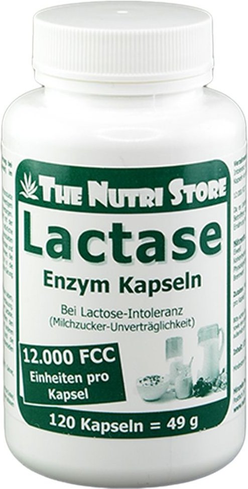 Lactase 12.000 FCC Enzym Kapseln 120 St