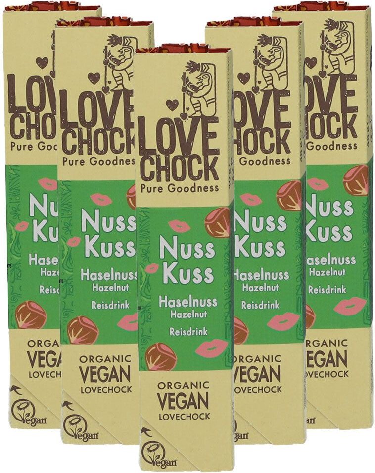 Lovechock Nuss Kuss x5 5x40 g Schokolade