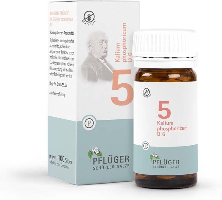Biochemie Pflüger 5 Kalium phosphoricum D 6 Tabletten