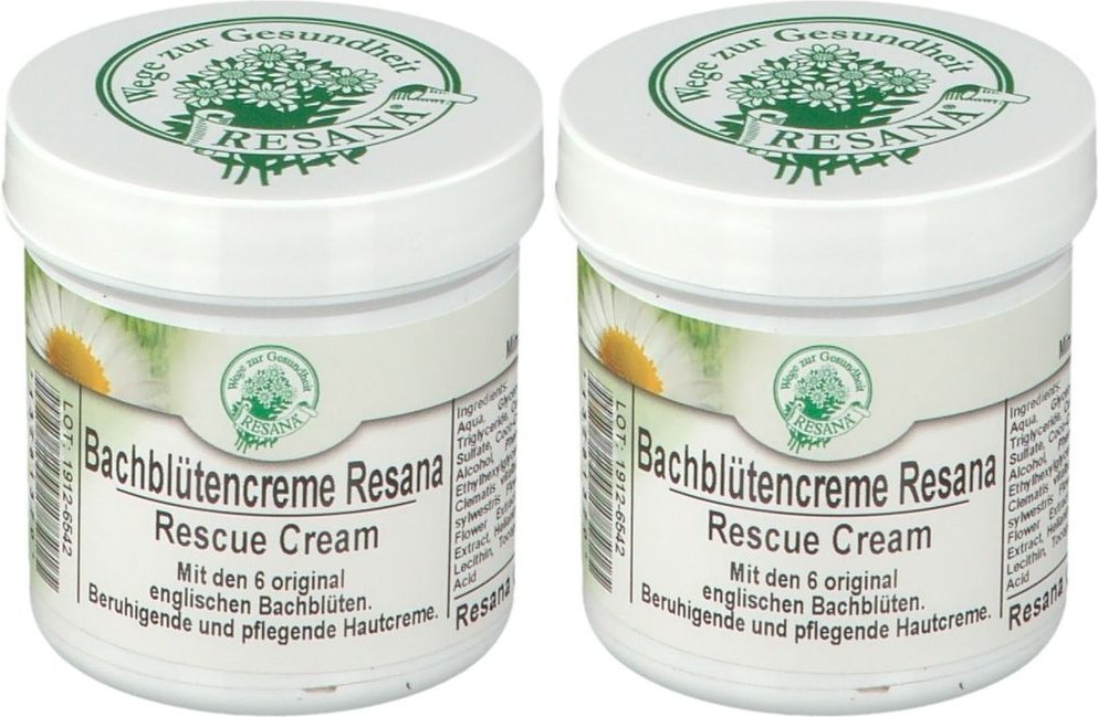 Bachblueten Creme Resana x2 2x100 ml
