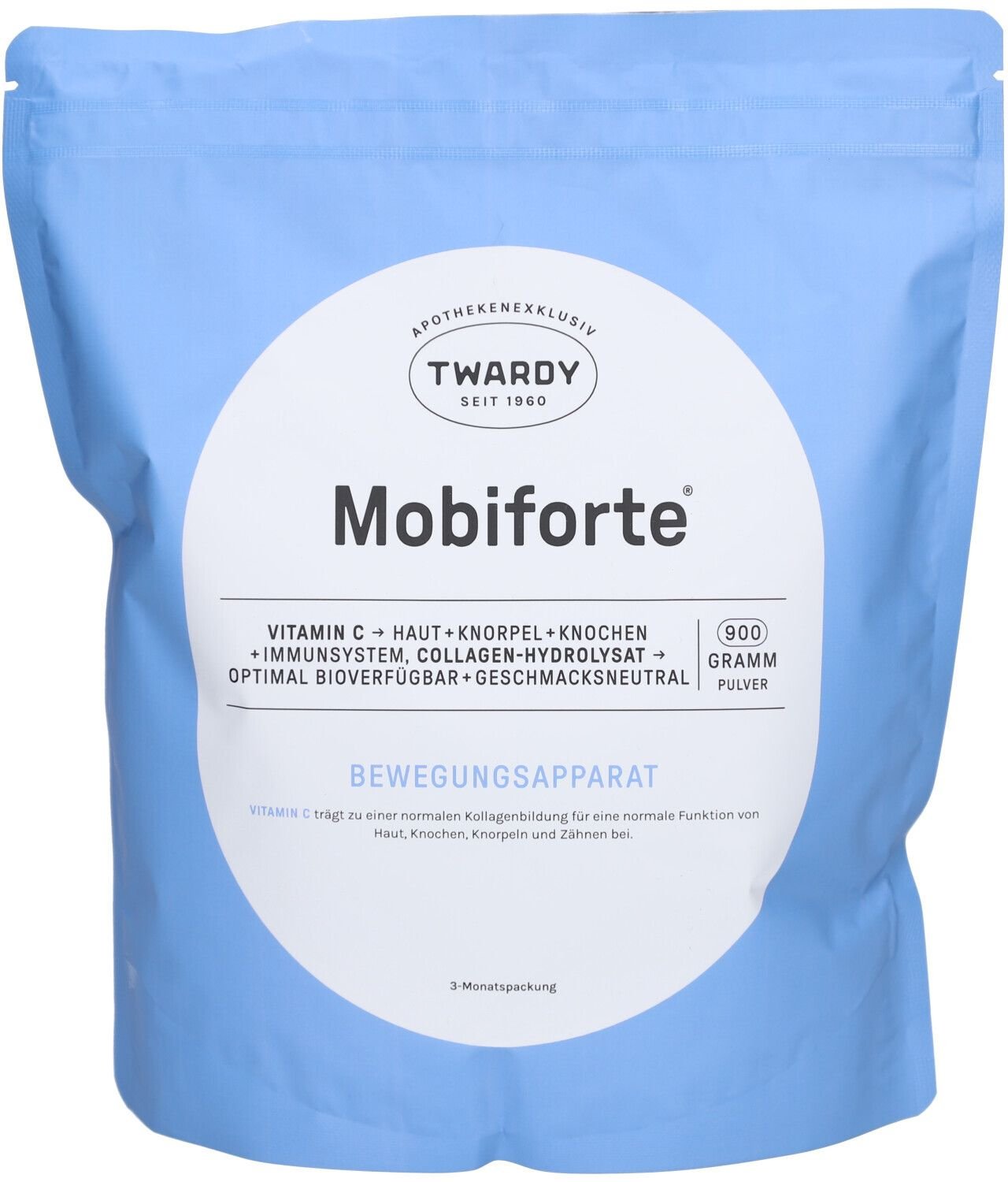 Mobiforte mit Hydrolysat und Vitamin C Pulver 900 g