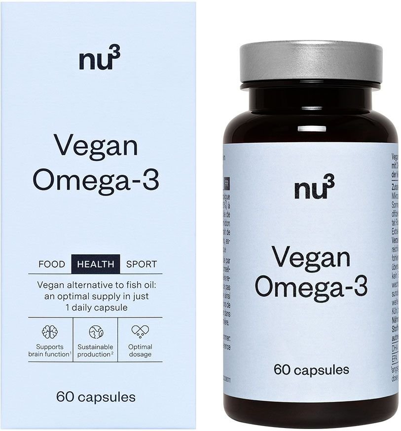 nu3 Omega-3 Vegan 60 St Kapseln